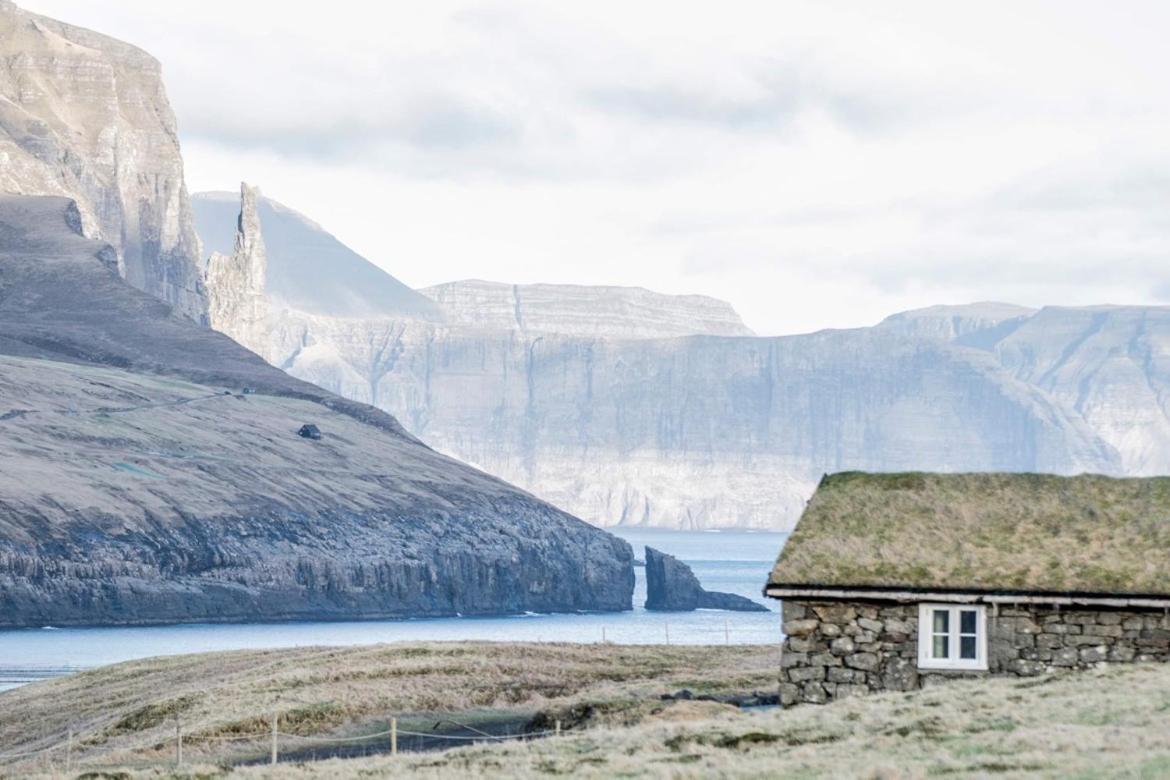 The Old House Close To The Ferry To Mykines Sørvágur Exteriér fotografie
