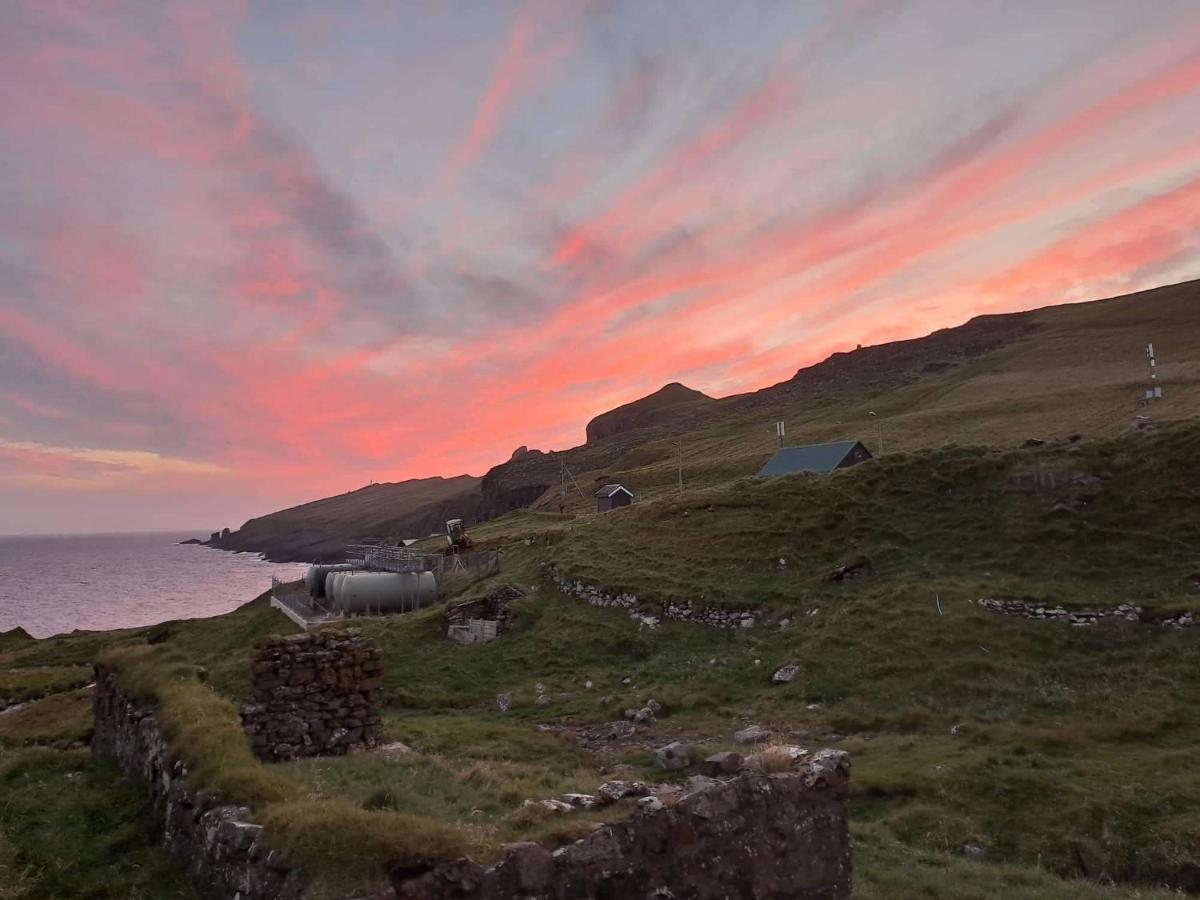The Old House Close To The Ferry To Mykines Sørvágur Exteriér fotografie